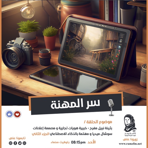 " بثينة نبيل مفرح " خبيرة هويات تجارية و مصممة إعلانات سوشال ميديا و مهتمة بالذكاء الاصطناعي 🤔 ( الجزء الثاني )